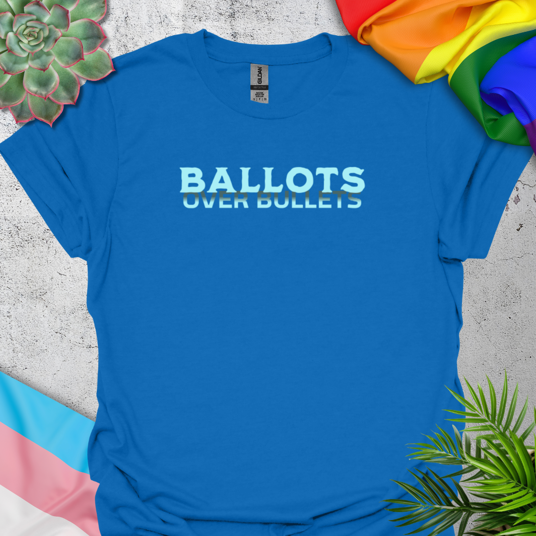 Ballots Over Bullets (blue)