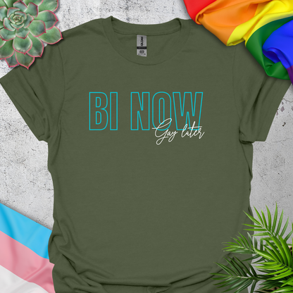 Bi Now, Gay Later (blue)