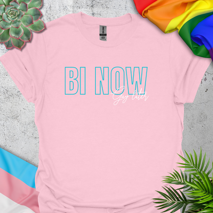 Bi Now, Gay Later (blue)