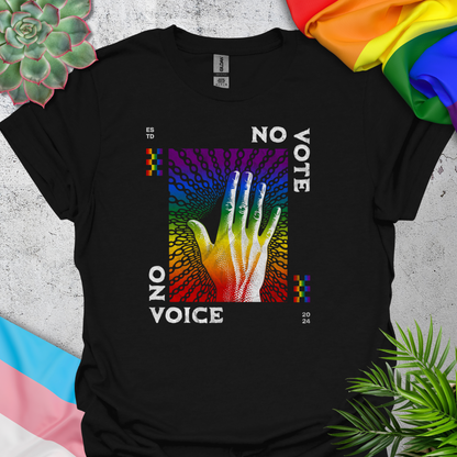 No Vote No Voice (rainbow)